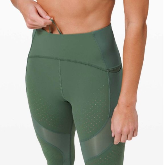 Lululemon Uncovered Strength Leggings 23" - Algae - Picture 4 of 13